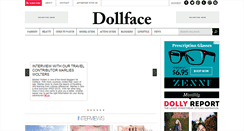 Desktop Screenshot of dollfacemagazine.com